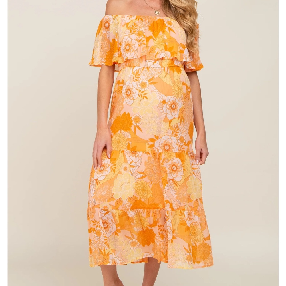 Pink Blush Maternity Dress